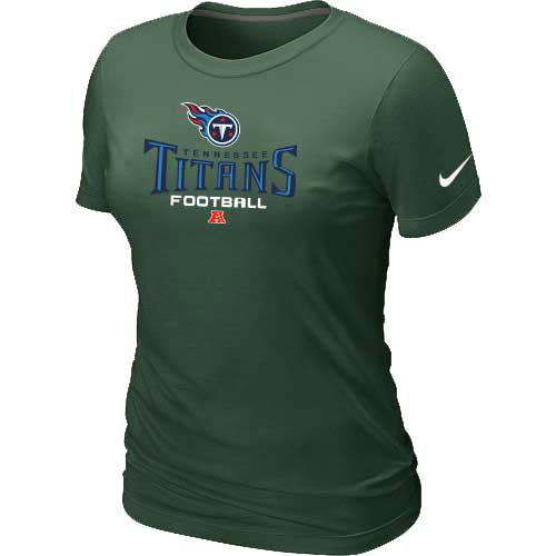 Nike Tennessee Titans Women's Critical Victory NFL T-Shirt - Dark Green